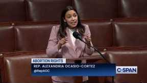 Rep. Alexandria Ocasio-Cortez (D-NY) Reacts to Supreme Court Decision Overturning Roe v. Wade