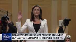 Former White House aide testifies in Jan. 6 hearing