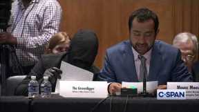 Hooded Gravedigger Testifies Before Congress