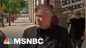 Steve Bannon's Contempt Of Congress Trial Set To Begin