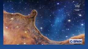 NASA Webb Telescope Image: Cosmic Cliffs