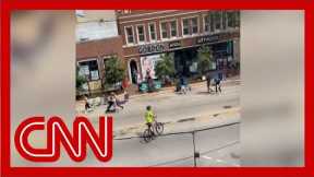 Video shows gunshots at July 4th parade as people flee the scene