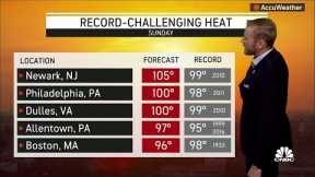 Scorching heat to stick into next week