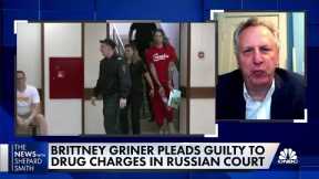 WNBA star Brittney Griner pleads guilty to drug charges in Russian court