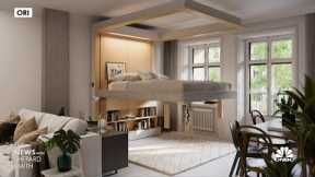 Robot furniture transforms small spaces into five-room apartment