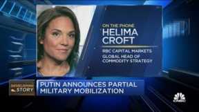 Croft: With no end in sight for the War on Ukraine, expect Europe's economic crisis to get worse