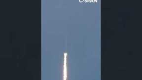 NASA launches a SpaceX Falcon 9 rocket from the Kennedy Space Center, sending four people to the ISS
