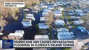 Inland areas in Florida wracked by flooding after Hurricane Ian