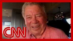 William Shatner describes how he felt coming back from space