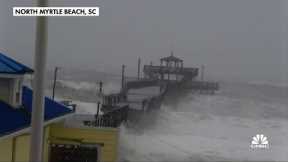 Hurricane Ian slams South Carolina as a category 1 storm