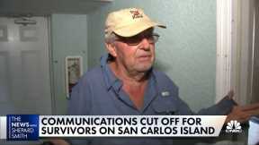 Man says he's lucky to be alive after Ian hit San Carlos Island