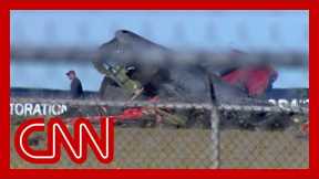 Video shows moments before planes crash during airshow