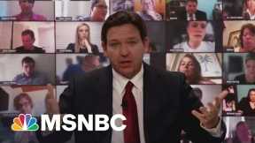 DeSantis Doubles Down On Covid Paranoia; Vaccine-Rejecting GOP Suffers Higher Death Rate