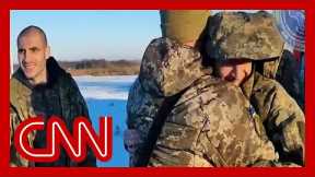 Former Ukrainian POW is told the city he was fighting for was liberated