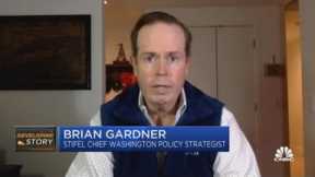 Congress is signaling a bumpy road ahead and a potential repeat of 2011, says Stifel's Brian Gardner