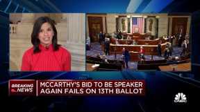 Closer, but still no House speaker after 13th ballot