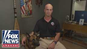 Retired Marine dog honored for combat heroism
