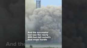 SpaceX successfully test fires Starship boosters #Shorts