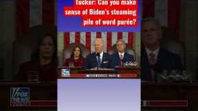 Tucker roasts Biden’s mental condition #shorts
