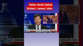 Tucker Carlson torpedoes ‘neocon’ Lindsey Graham #shorts