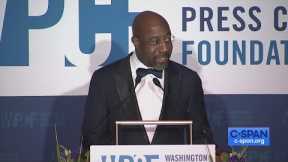 Sen. Raphael Warnock at Washington Press Club Foundation Dinner