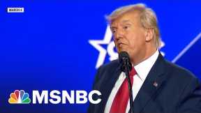 Trump struggles to with the growing burden of his own baggage