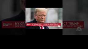 Former President Donald Trump indicted by New York grand jury #Shorts