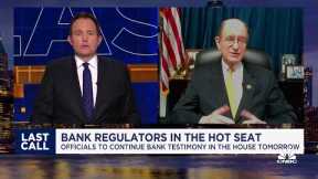 Bank regulators in the hot seat: Officials continue bank testimony in the house tomorrow