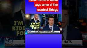 Jesse Watters cracks up at Biden calling himself ‘Joe Bidenopoulos’ #shorts