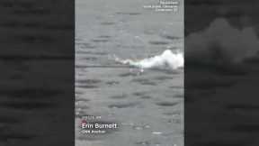 Watch Russian tank operator run to safety after being attacked