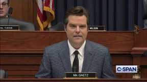 Rep. Matt Gaetz asks about Global Times Investigative report.