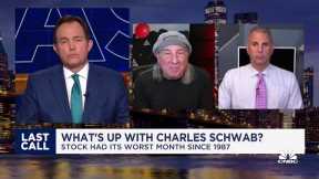 What's up with Charles Schwab? Stock record worst month since 1987
