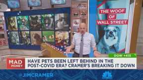 Cramer's brushing up on the top players on the pet space to gauge their next move