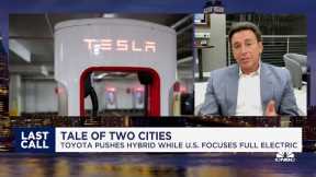 Tale of two cities: Toyota pushes hybrid while U.S. focuses on full electric