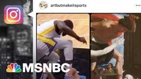 From Draymond Green to Max Scherzer, iconic sports moments as art