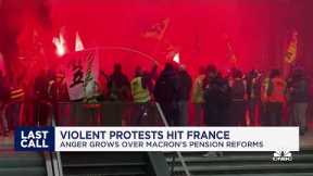 Violent protests hit France: Anger grows over Macron's pension reforms