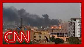 Eyewitnesses say hospital was directly targeted amid Sudan violence