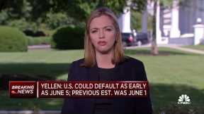Treasury says it won’t run out money until at least June 5, buying time for debt ceiling talks