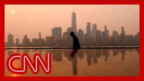 See timelapse of NYC disappearing into cloud of wildfire smoke