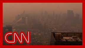 New Yorkers react to smoky skies