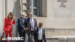 Trump legal team meets with Justice Dept.