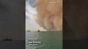 Intense sandstorms hit Cairo and the Suez Canal