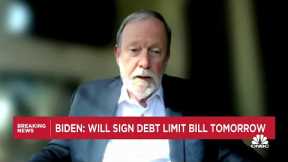 Debt bill is encouraging 'I hope concern with borrowing doesn't end here', says fmr. CBO director