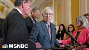 Mitch McConnell freezes at press conference and is escorted away