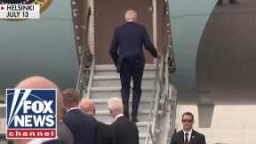 Biden reportedly using 'lower stairs' to board Air Force One after repeated falls
