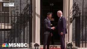 President Biden arrives in the U.K. for talks