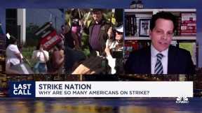 The country does better when the split between capital and labor is even, says Anthony Scaramucci