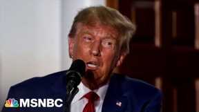 Trump tests new slogan: ‘I’m being indicted for you’