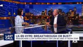 We are in a fourth industrial revolution, says Wedbush's Dan Ives on LK-99 hype
