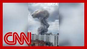 Large blast at industrial plant near Moscow injures dozens